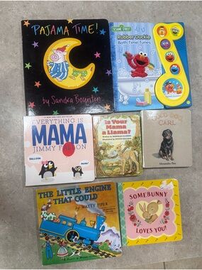 Children’s Board Books-Sesame Street Elmo, The Little Engine that Could